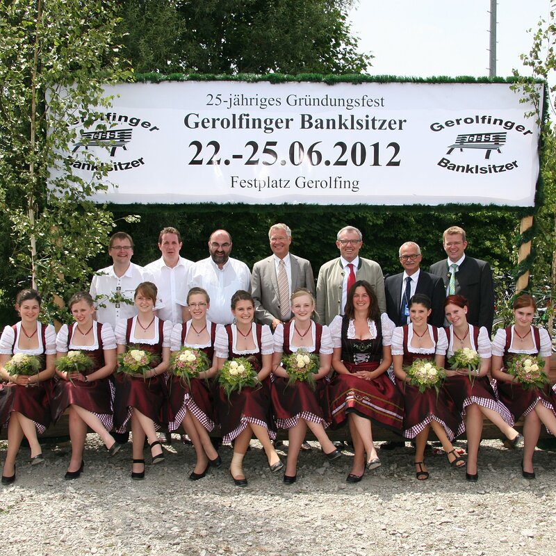 25-jähriges Gründungsfest der Gerolfinger Banklsitzer