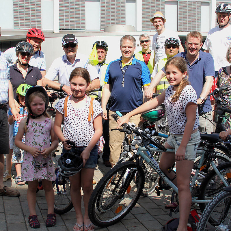 Familien-Radtour mit Oberbürgermeister Dr. Christian Lösel