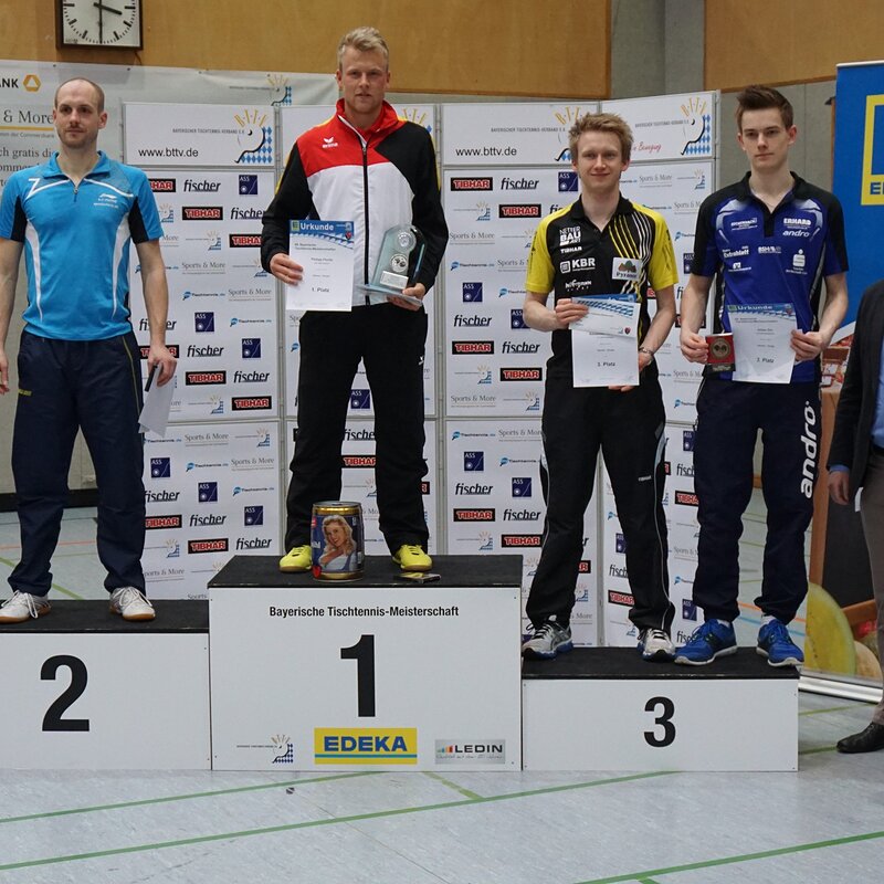 Bayerische Tischtennis-Meisterschaften – Siegerehrung