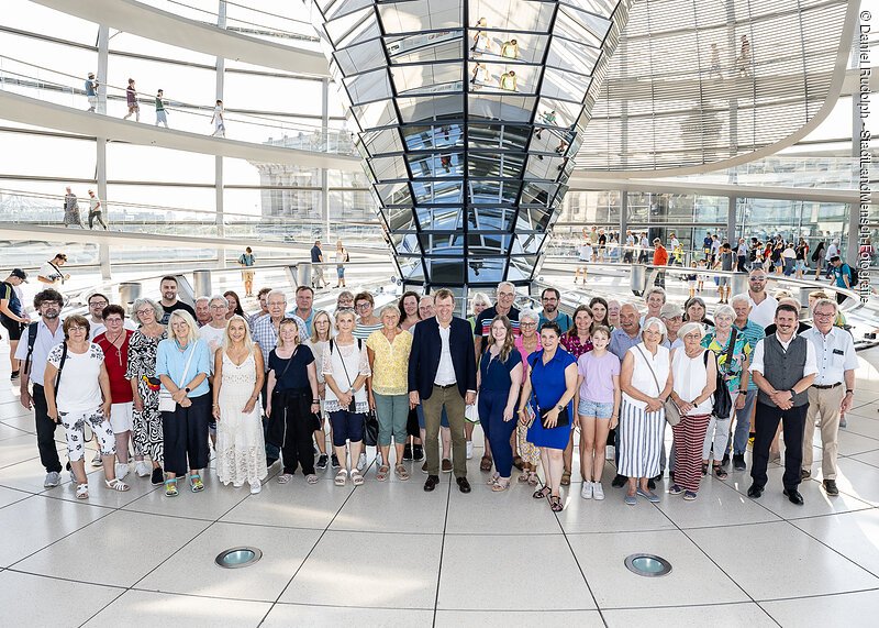 BPA-Besuchergruppe im Deutschen Bundestag.