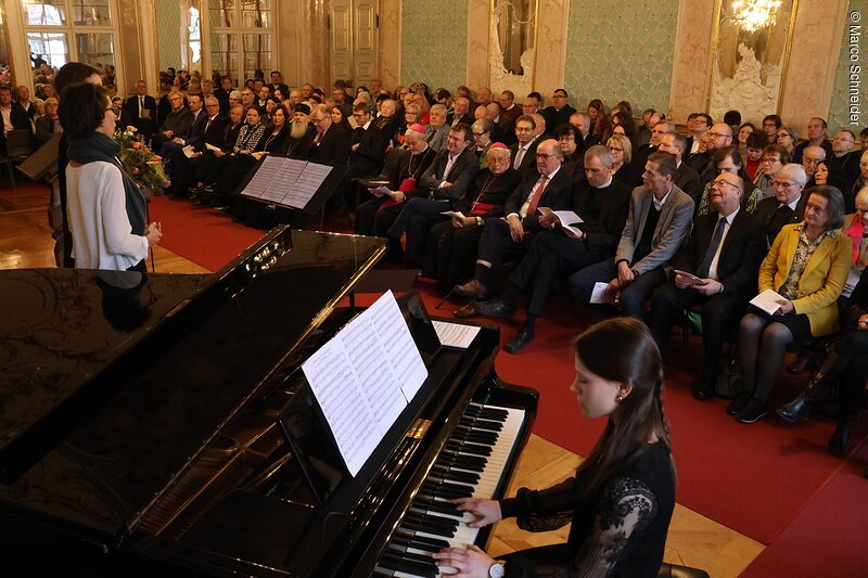 Die musikalische Gestaltung des Neujahrsempfangs übernahmen die Schülerinnen und Schüler des Gnadenthal Gymnasiums Ingolstadt.